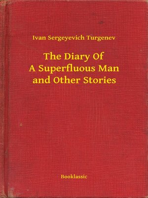 cover image of The Diary of a Superfluous Man and Other Stories